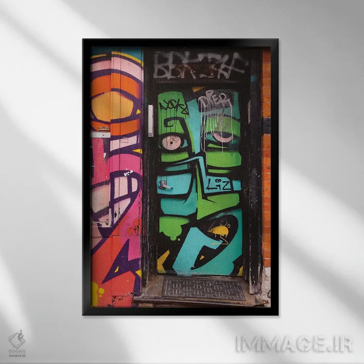 تابلو شیکاگو اثر بثانی یانگ - نمای قابدار مشکی