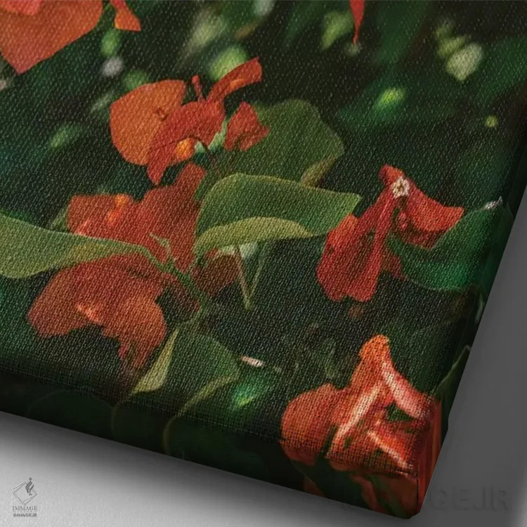 تابلو هاوایی گرمسیری ۴ اثر بثانی یانگ - نمای نزدیک بافت بوم