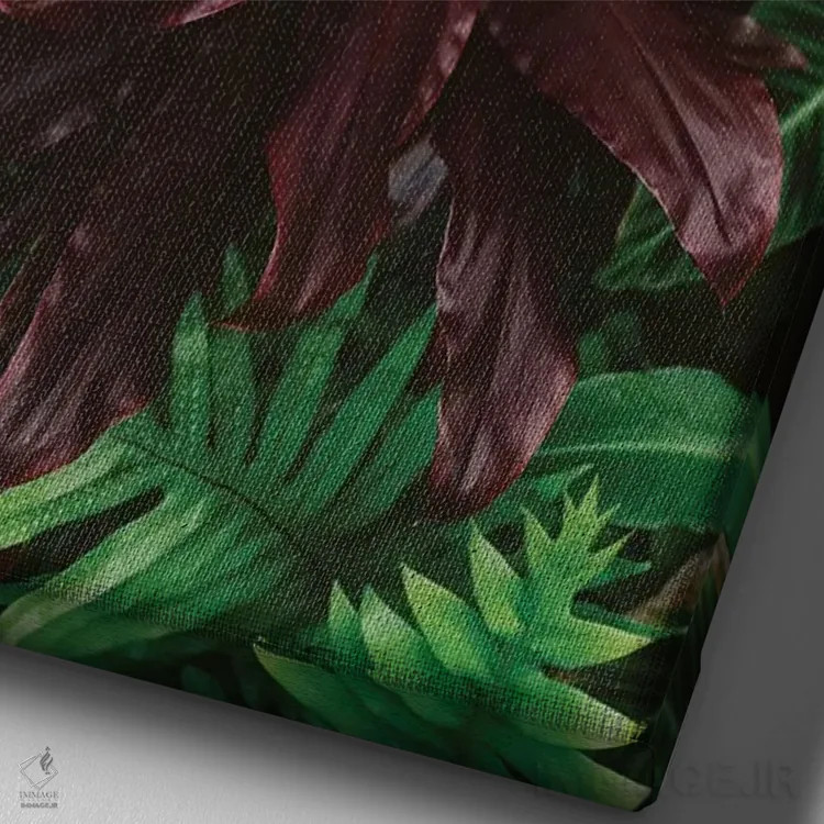 تابلو هاوایی گرمسیری ۶ اثر بثانی یانگ - نمای نزدیک بافت بوم