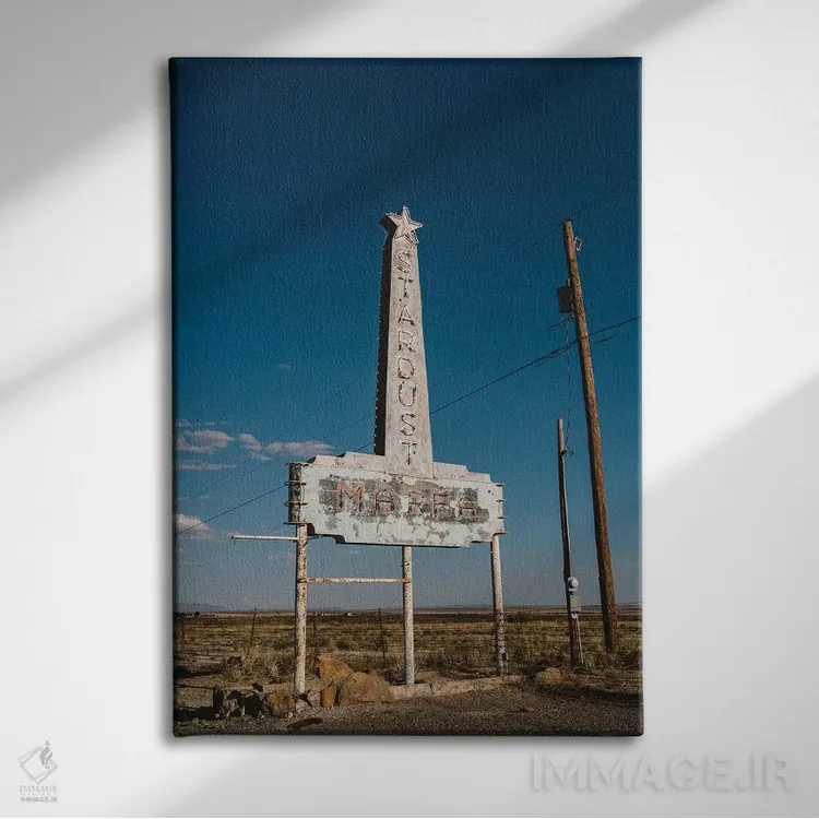 تابلو غبار ستارهای مارفا اثر بثانی یانگ - نمای روبهرو روی دیوار