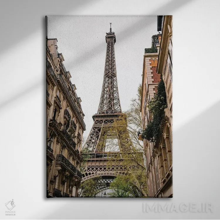 تابلو برج ایفل ۴ اثر بثانی یانگ - نمای روبهرو روی دیوار