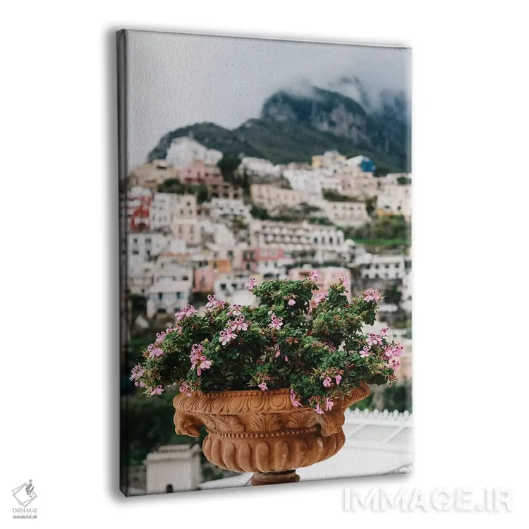 تابلو پوزیتانو بارانی ۵ اثر بثانی یانگ - نمای پرسپکتیو محصول