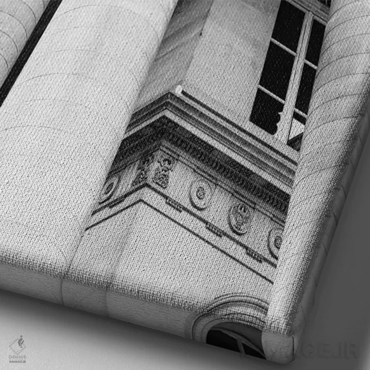 تابلو معماری پاریس ۸ اثر بثانی یانگ - نمای نزدیک بافت بوم