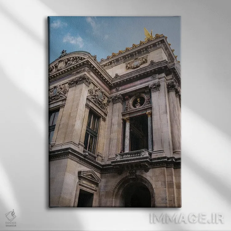 تابلو وقفه سیگاری پاریسی ۳ اثر بثانی یانگ - نمای روبهرو روی دیوار