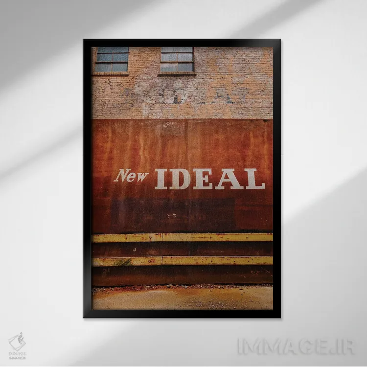 تابلو معماری آلاباما ۱۶ اثر بثانی یانگ - نمای قابدار مشکی