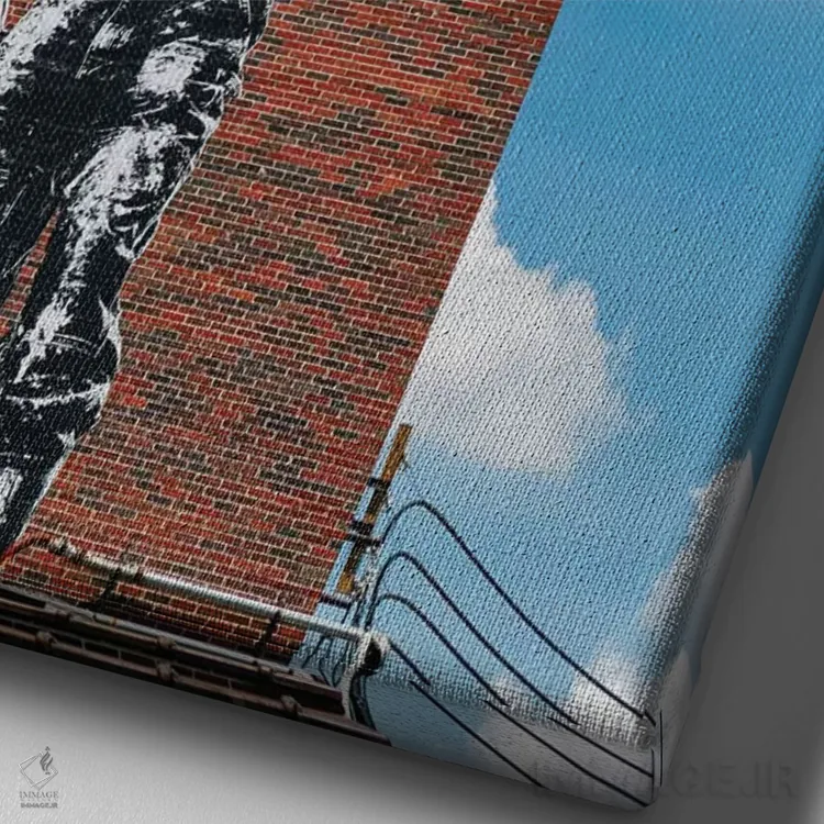 تابلو معماری آلاباما ۷ اثر بثانی یانگ - نمای نزدیک بافت بوم