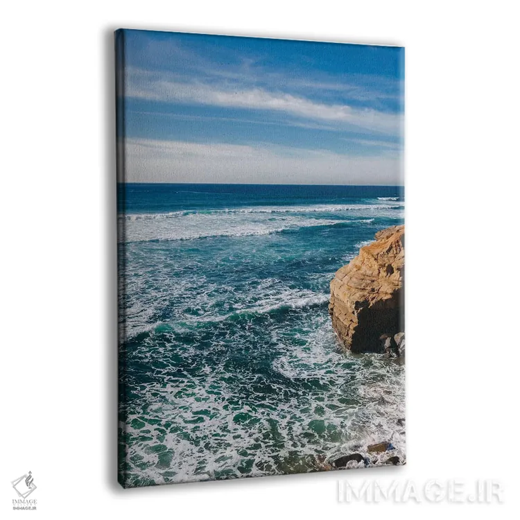 تابلو صخرههای غروب آفتاب III اثر بثانی یانگ - نمای پرسپکتیو محصول