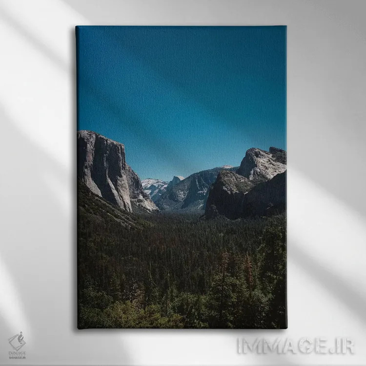 تابلو Yosemite National Park II,چشمانداز تونل، پارک ملی یوسیمیتی II اثر بثانی یانگ - نمای روبهرو روی دیوار