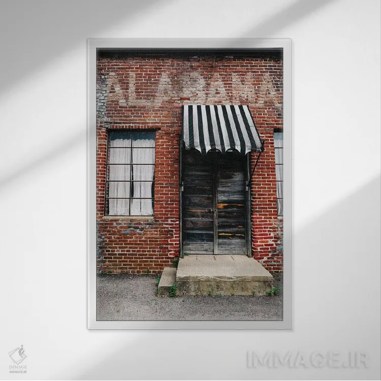 تابلو معماری آلاباما ۱۲ اثر بثانی یانگ - نمای قابدار سفید