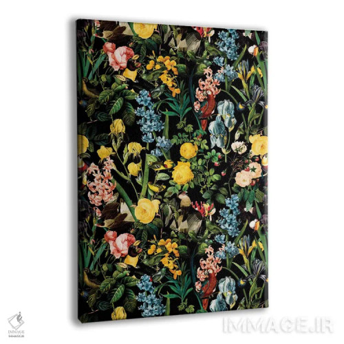 تابلو گل و پرنده V اثر برجو کورکمازیورک - نمای پرسپکتیو محصول