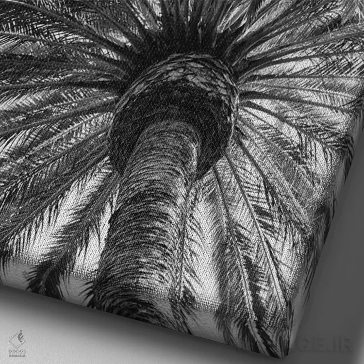 تابلو نخلهای ونیز اثر بثانی یانگ - نمای نزدیک بافت بوم