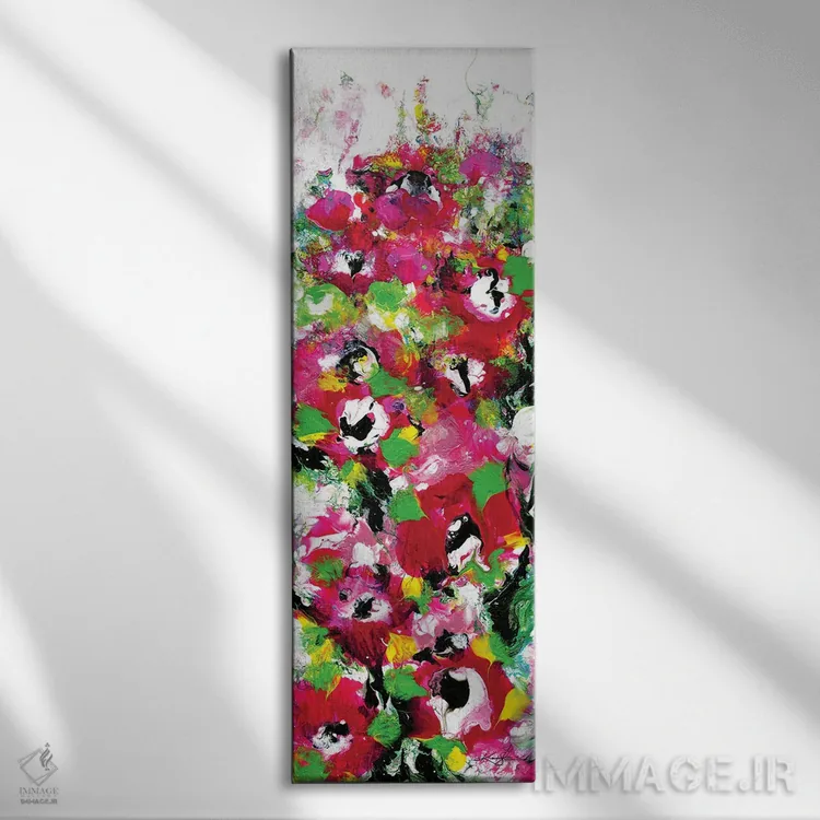 تابلو شکوفههای افسونگر XV اثر کتی مورتون استنیون - نمای روبهرو روی دیوار