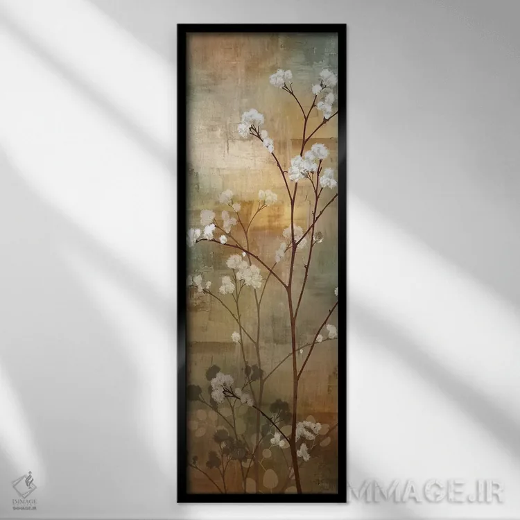 تابلو جنگل مهآلود I اثر کنراد ناتسن - نمای قابدار مشکی