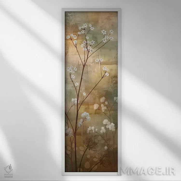 تابلو جنگل مهآلود II اثر کنراد ناتسن - نمای قابدار سفید