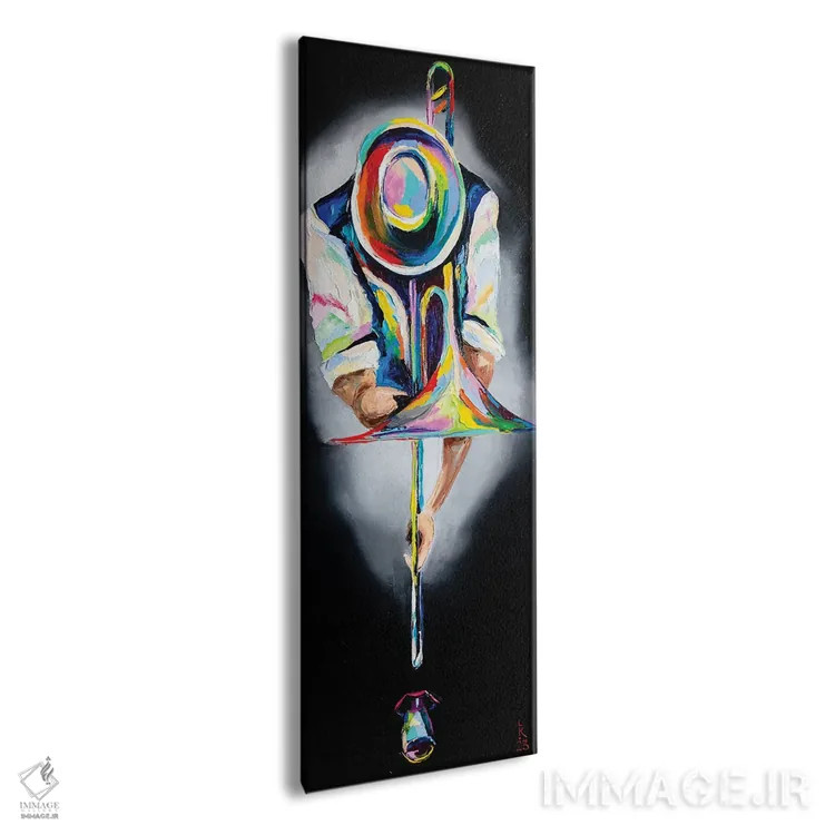 تابلو اجرای موسیقی جَز اثر کوپتسووا آرت (استودیو یا برند هنری) - نمای پرسپکتیو محصول