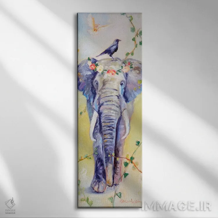 تابلو مادر آرام اثر کارن وبر - نمای روبهرو روی دیوار