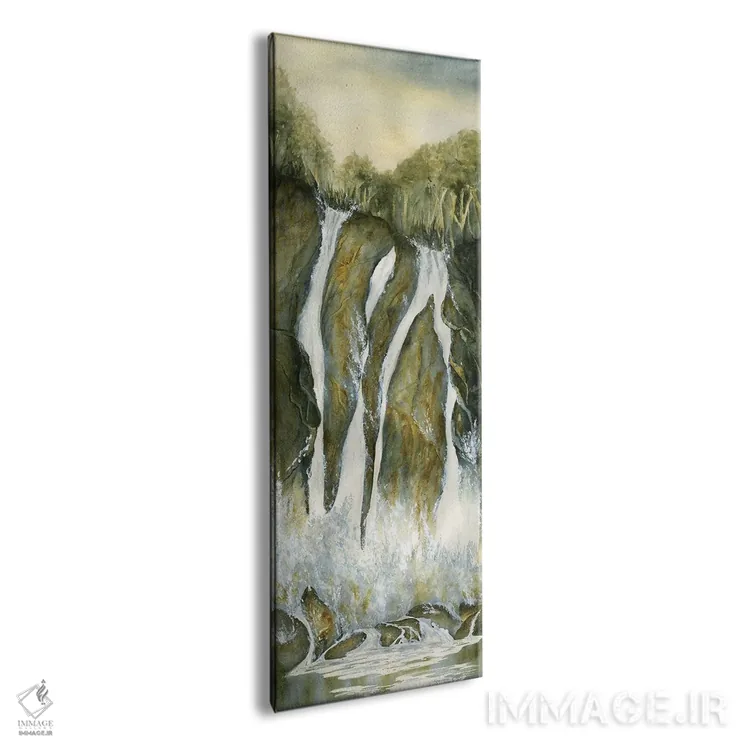 تابلو آبشار کوهستانی اثر لیز کاوینگتون - نمای پرسپکتیو محصول