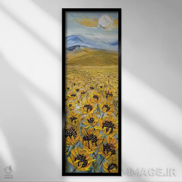 تابلو تا ابد و یک روز اثر لیزا الی - نمای قابدار مشکی