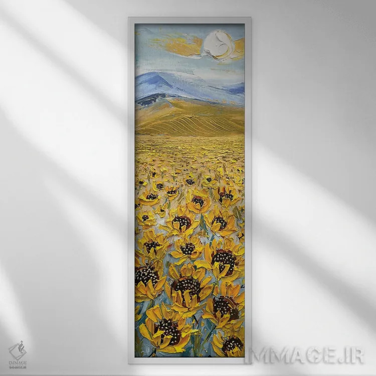 تابلو تا ابد و یک روز اثر لیزا الی - نمای قابدار سفید