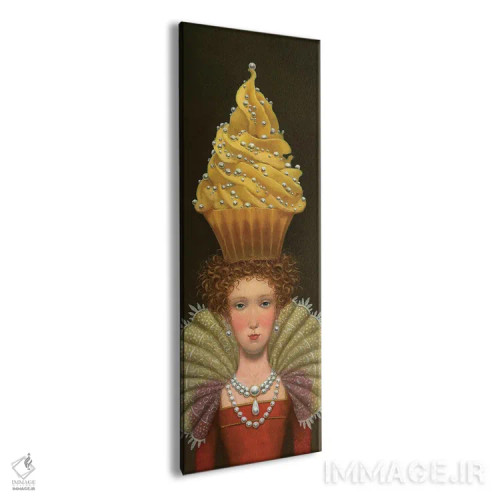 تابلو ملکه اثر لیزا فالکنسترن - نمای پرسپکتیو محصول