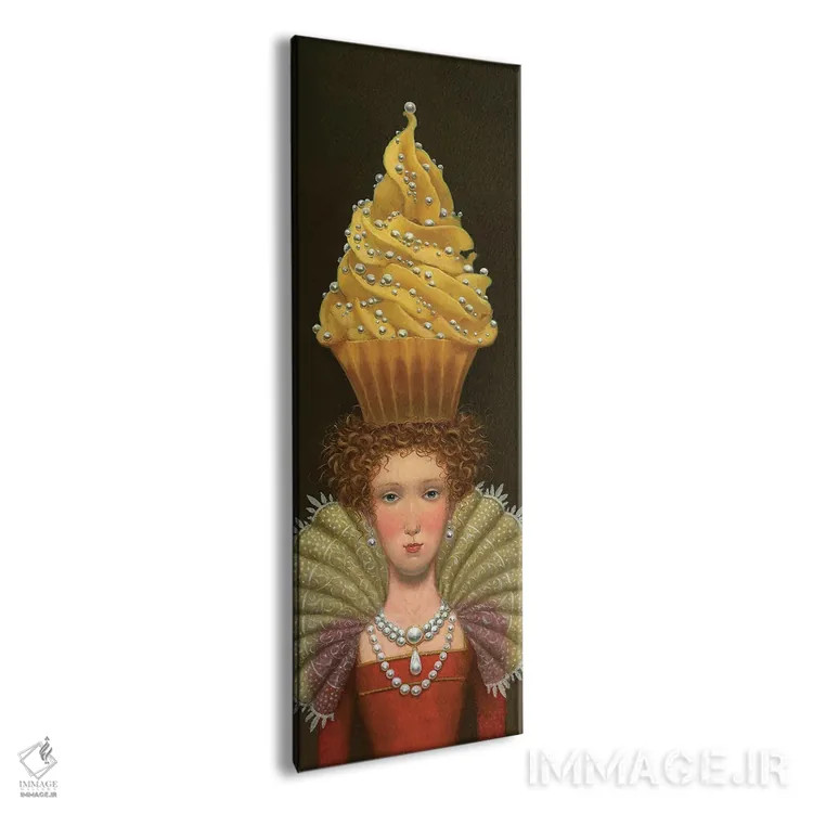 تابلو ملکه اثر لیزا فالکنسترن - نمای پرسپکتیو محصول