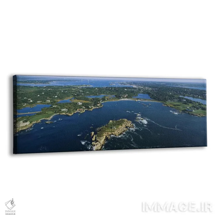 تابلو Narraganset Bay, Rhode Island, USA,چشمانداز ساحلی، خلیج نارگانتست، رود آیلند، آمریکا اثر پانورامیک ایمجز (استودیو عکاسی عریض) - نمای پرسپکتیو محصول