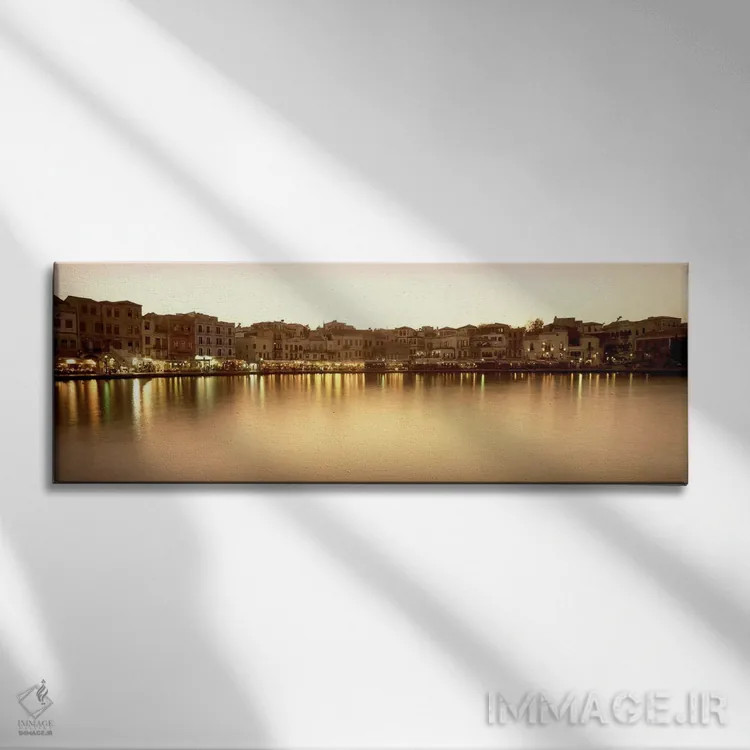 تابلو کرِت یونان اثر پانورامیک ایمجز (استودیو عکاسی عریض) - نمای روبهرو روی دیوار