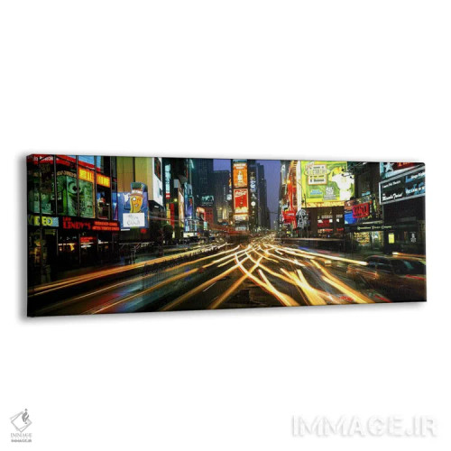 تابلو تایمز اسکوئر، نیویورک اثر پانورامیک ایمجز (استودیو عکاسی عریض) - نمای پرسپکتیو محصول