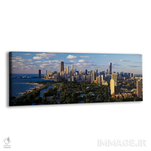 تابلو شیکاگو، ایلینوی اثر پانورامیک ایمجز (استودیو عکاسی عریض) - نمای پرسپکتیو محصول