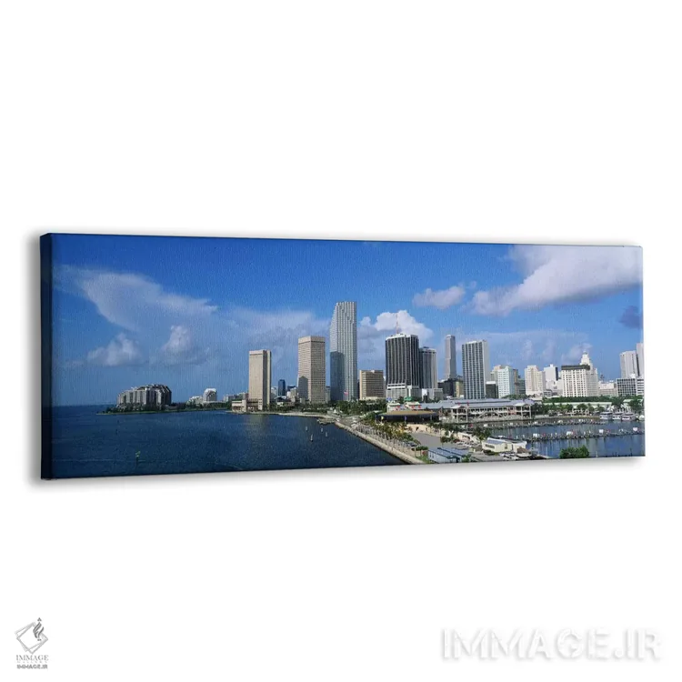 تابلو میامی، فلوریدا (۲) اثر پانورامیک ایمجز (استودیو عکاسی عریض) - نمای پرسپکتیو محصول