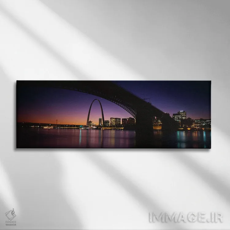 تابلو سنت لوئیس، میزوری اثر پانورامیک ایمجز (استودیو عکاسی عریض) - نمای روبهرو روی دیوار