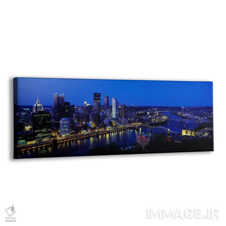 تابلو پیتسبورگ، پنسیلوانیا (۲) اثر پانورامیک ایمجز (استودیو عکاسی عریض) - نمای پرسپکتیو محصول