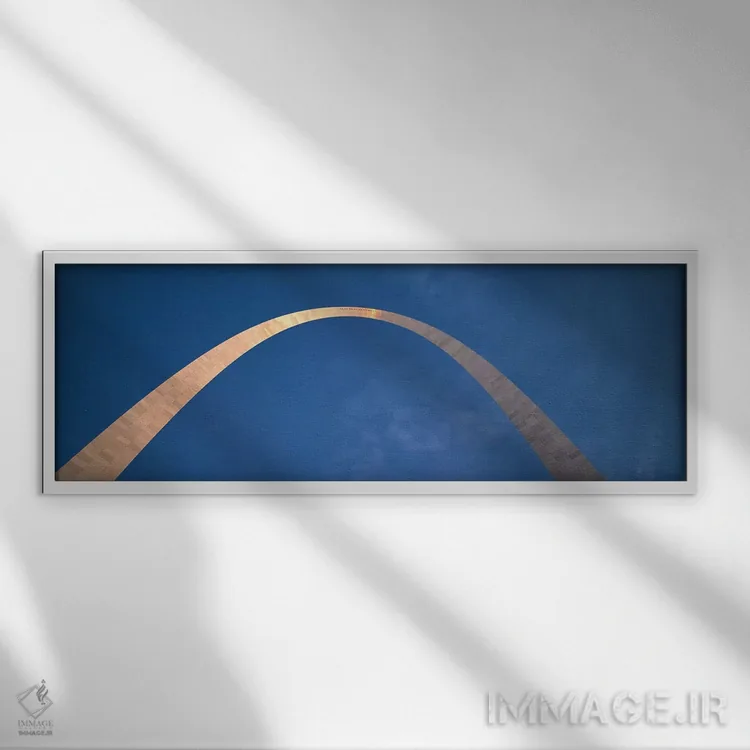 تابلو طاق سنت لوئیس اثر پانورامیک ایمجز (استودیو عکاسی عریض) - نمای قابدار سفید