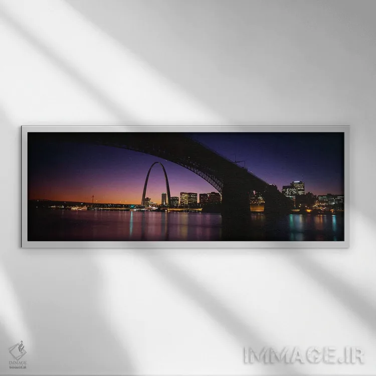 تابلو سنت لوئیس، میزوری اثر پانورامیک ایمجز (استودیو عکاسی عریض) - نمای قابدار سفید