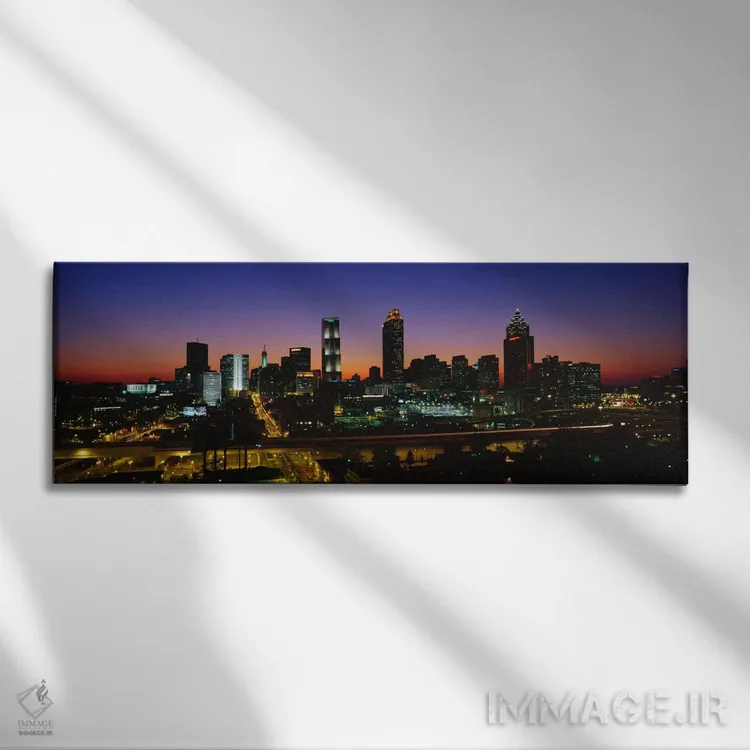 تابلو آتلانتا، جورجیا (۲) اثر پانورامیک ایمجز (استودیو عکاسی عریض) - نمای روبهرو روی دیوار