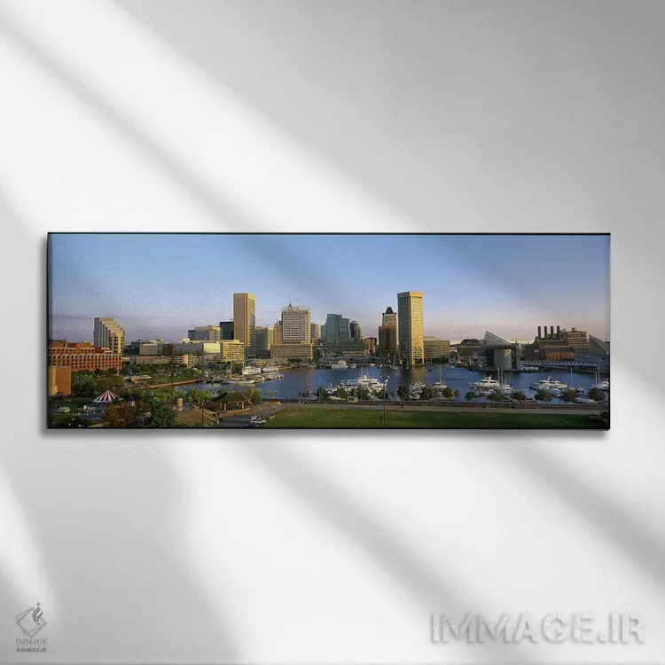 تابلو بالتیمور، مریلند اثر پانورامیک ایمجز (استودیو عکاسی عریض) - نمای روبهرو روی دیوار