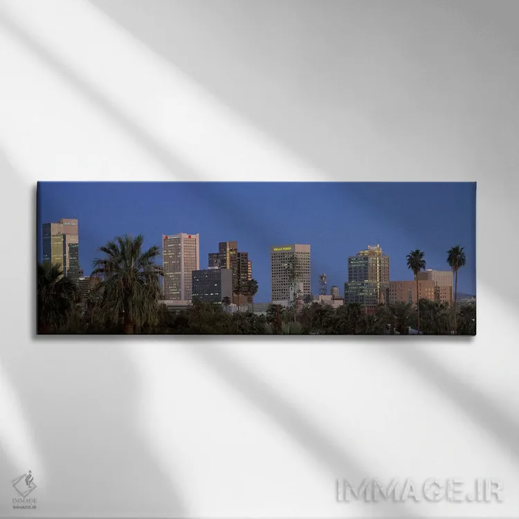 تابلو فینیکس، آریزونا اثر پانورامیک ایمجز (استودیو عکاسی عریض) - نمای روبهرو روی دیوار