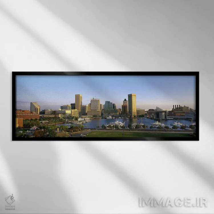 تابلو بالتیمور، مریلند اثر پانورامیک ایمجز (استودیو عکاسی عریض) - نمای قابدار مشکی