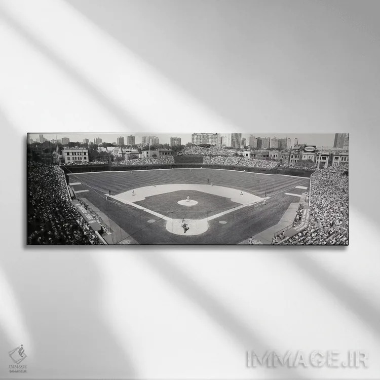 تابلو Illinois, Chicago, Cubs, baseball IX,آمریکا، ایلینوی، شیکاگو، باشگاه کابز، بیسبال (سری نهم) اثر پانورامیک ایمجز (استودیو عکاسی عریض) - نمای روبهرو روی دیوار