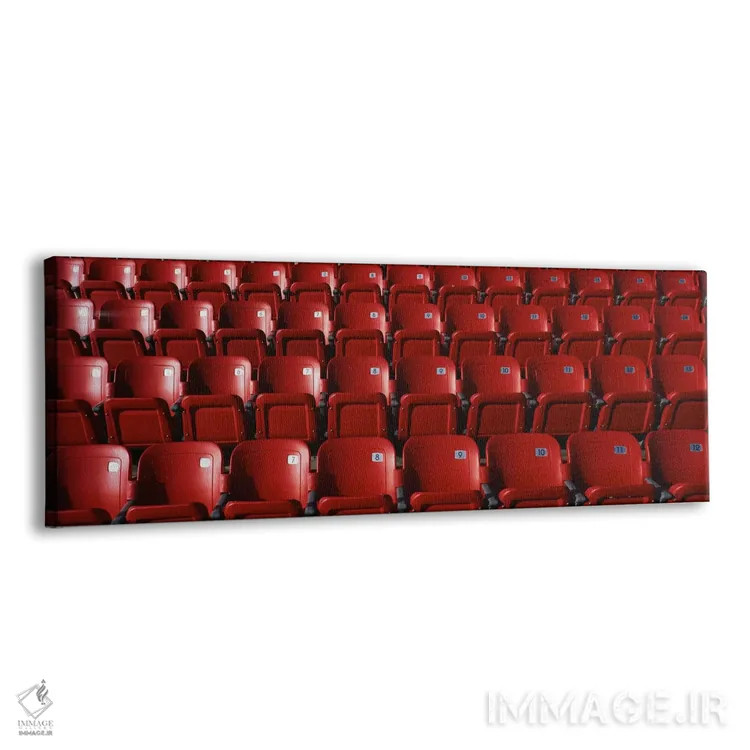 تابلو صندلیهای استادیوم (ورزشگاه) اثر پانورامیک ایمجز (استودیو عکاسی عریض) - نمای پرسپکتیو محصول