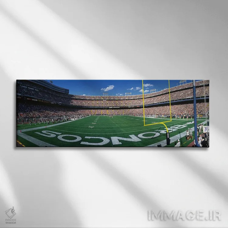 تابلو ورزشگاه مایلهای اثر پانورامیک ایمجز (استودیو عکاسی عریض) - نمای روبهرو روی دیوار