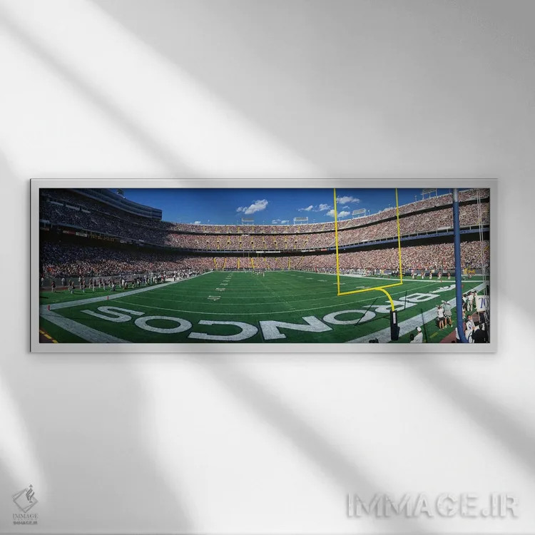 تابلو ورزشگاه مایلهای اثر پانورامیک ایمجز (استودیو عکاسی عریض) - نمای قابدار سفید