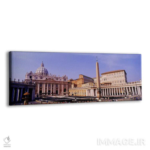 تابلو St Peters Square, Rome, Italy,واتیکان، میدان سن پیتر، رم، ایتالیا اثر پانورامیک ایمجز (استودیو عکاسی عریض) - نمای پرسپکتیو محصول