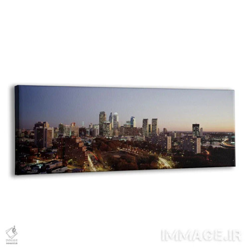 تابلو Philadelphia, Pennsylvania, USA,نمای بالا از یک شهر، فیلادلفیا، پنسیلوانیا، آمریکا اثر پانورامیک ایمجز (استودیو عکاسی عریض) - نمای پرسپکتیو محصول