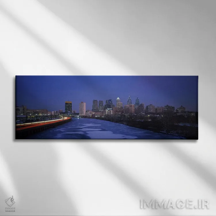 تابلو Philadelphia, Pennsylvania, USA #2,ساختمانها در یک شهر، فیلادلفیا، پنسیلوانیا، آمریکا (۲) اثر پانورامیک ایمجز (استودیو عکاسی عریض) - نمای روبهرو روی دیوار