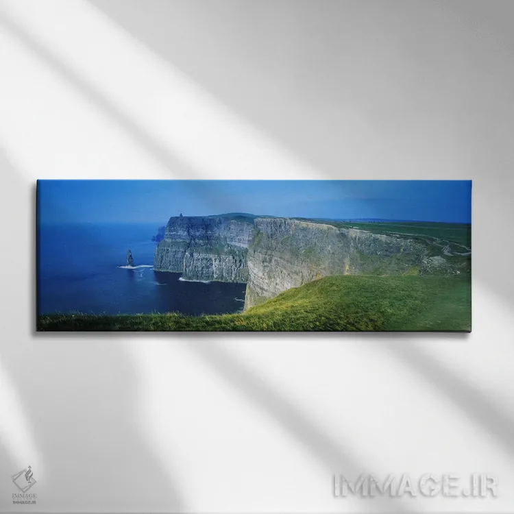 تابلو County Clare, Republic Of Ireland,صخرههای موهر، شهرستان کلر، جمهوری ایرلند اثر پانورامیک ایمجز (استودیو عکاسی عریض) - نمای روبهرو روی دیوار