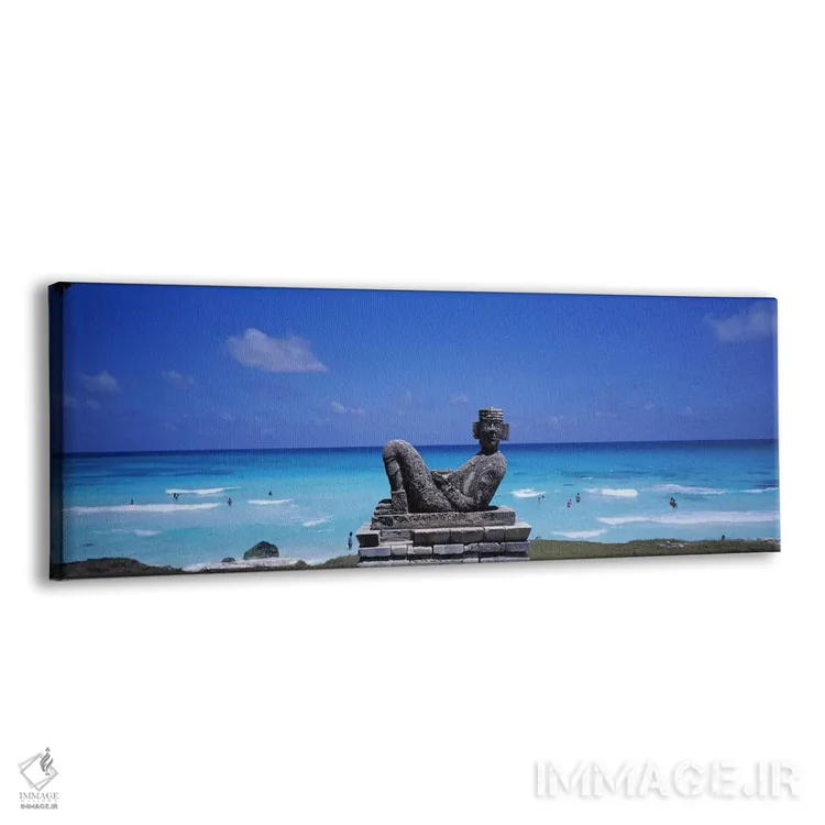 تابلو Cancun, Mexico,ساحل چاک-مول، کانکون، مکزیک اثر پانورامیک ایمجز (استودیو عکاسی عریض) - نمای پرسپکتیو محصول