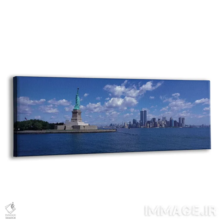 تابلو Statue of Liberty, USA,نیویورک، مجسمه آزادی، آمریکا اثر پانورامیک ایمجز (استودیو عکاسی عریض) - نمای پرسپکتیو محصول