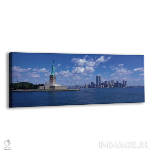 تابلو Statue of Liberty, USA,نیویورک، مجسمه آزادی، آمریکا اثر پانورامیک ایمجز (استودیو عکاسی عریض) - نمای پرسپکتیو محصول