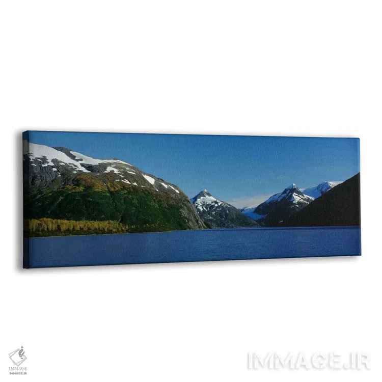 تابلو Chugach National Forest, near Anchorage, Alaska, USA,کوهها در کنار دریا، جنگل ملی چوگچ، نزدیک انکوریج، آلاسکا، آمریکا اثر پانورامیک ایمجز (استودیو عکاسی عریض) - نمای پرسپکتیو محصول